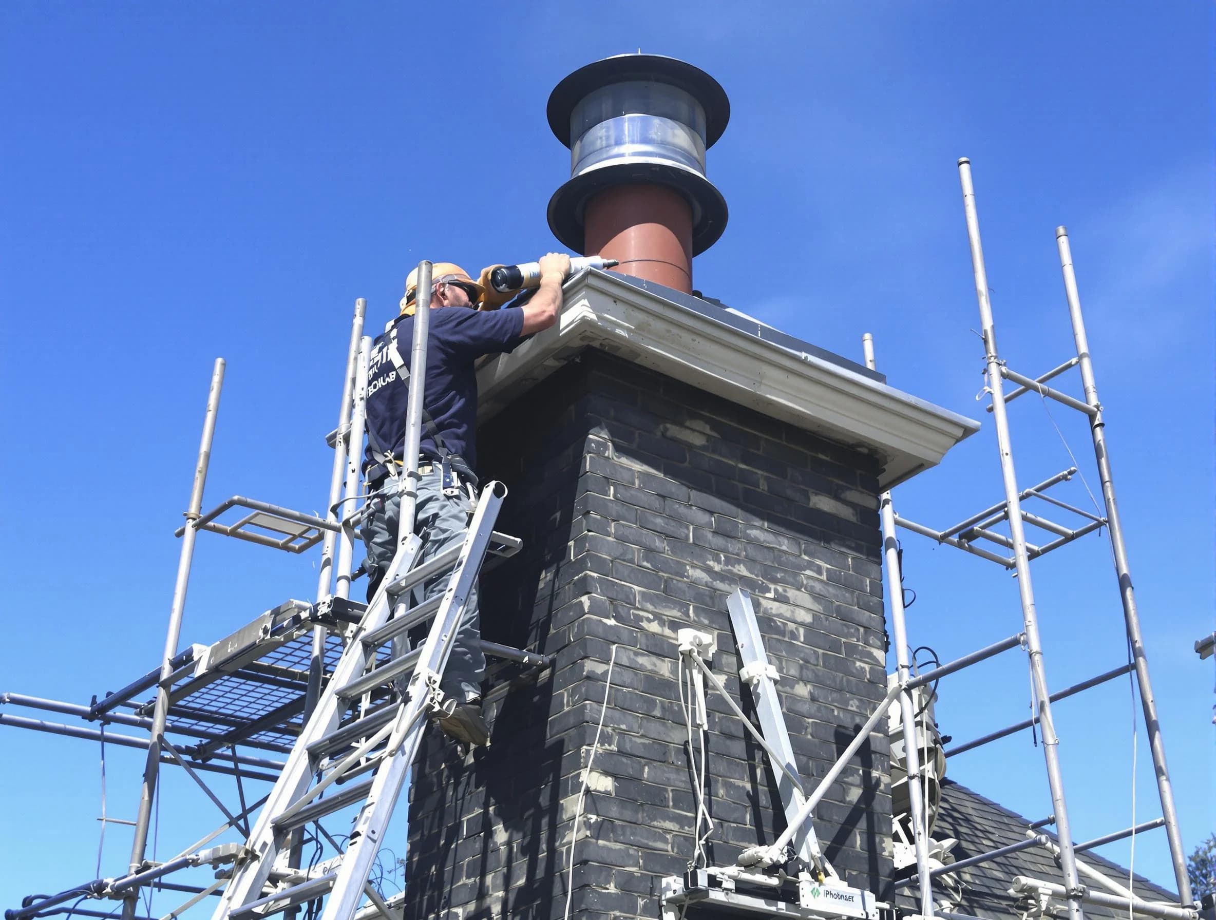 Sturdy chimney crown finished by Woodlake Chimney Sweep in Woodlake, VA