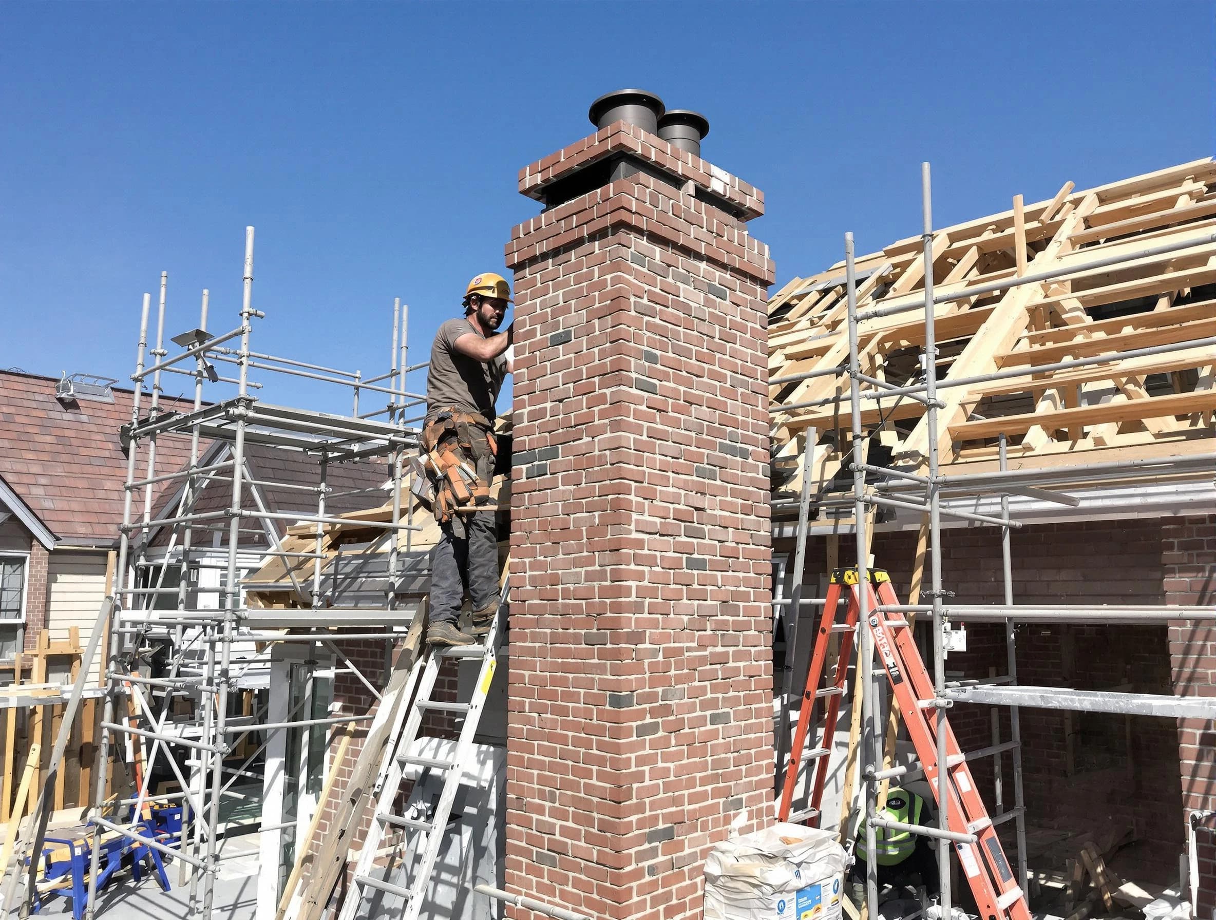 New chimney installation completed by Woodlake Chimney Sweep in Woodlake, VA