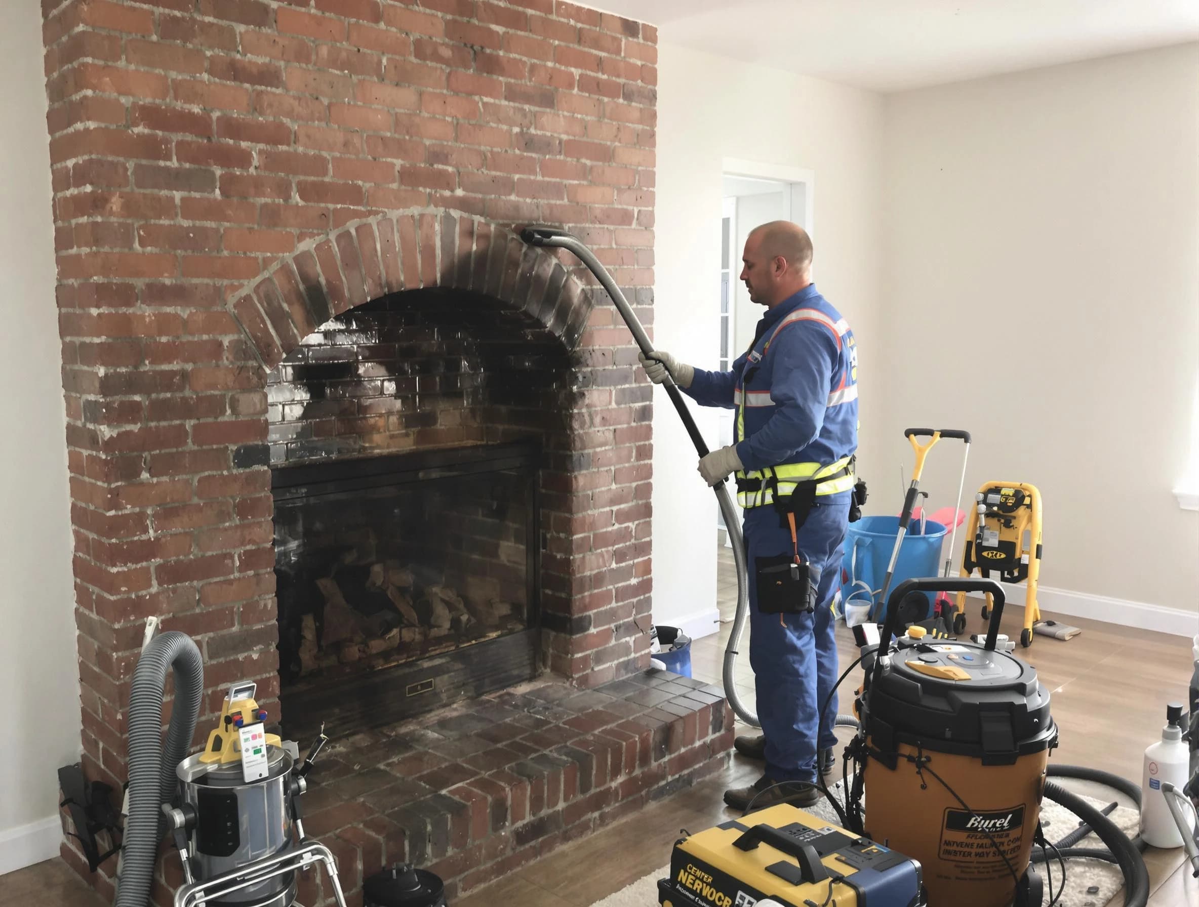 Woodlake Chimney Sweep expert performing detailed chimney sweep in Woodlake, VA