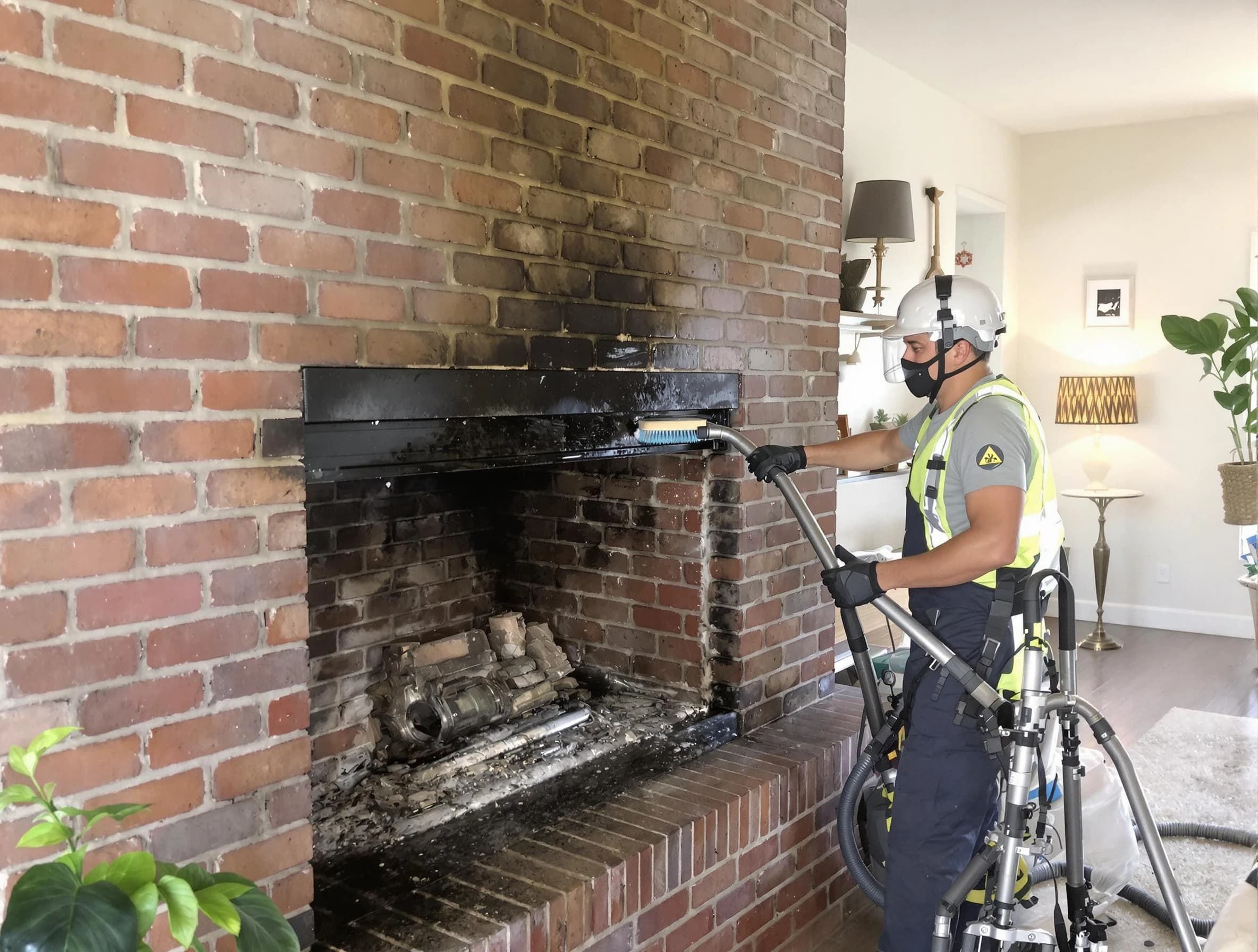Woodlake Chimney Sweep providing fireplace cleaning services in Woodlake, VA