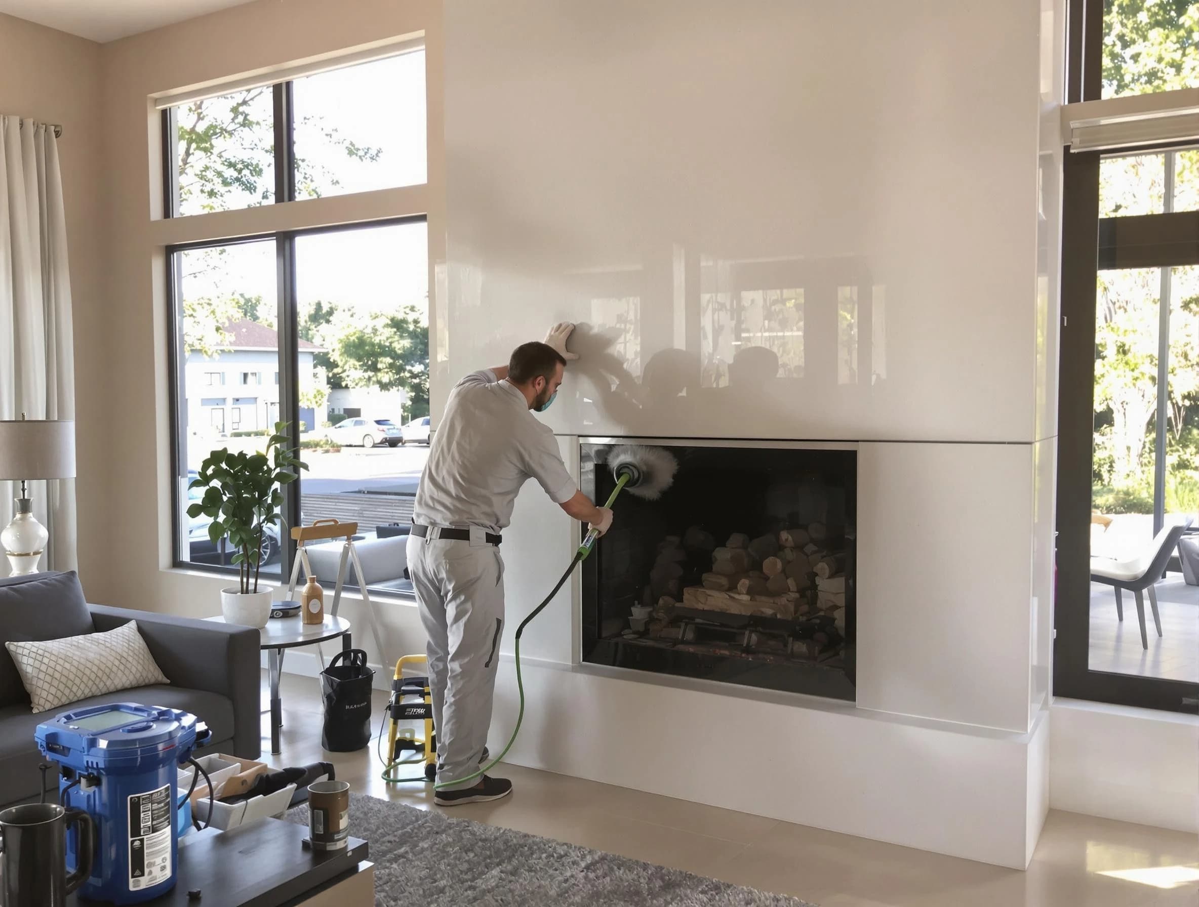 Woodlake Chimney Sweep performing thorough soot removal in Woodlake, VA