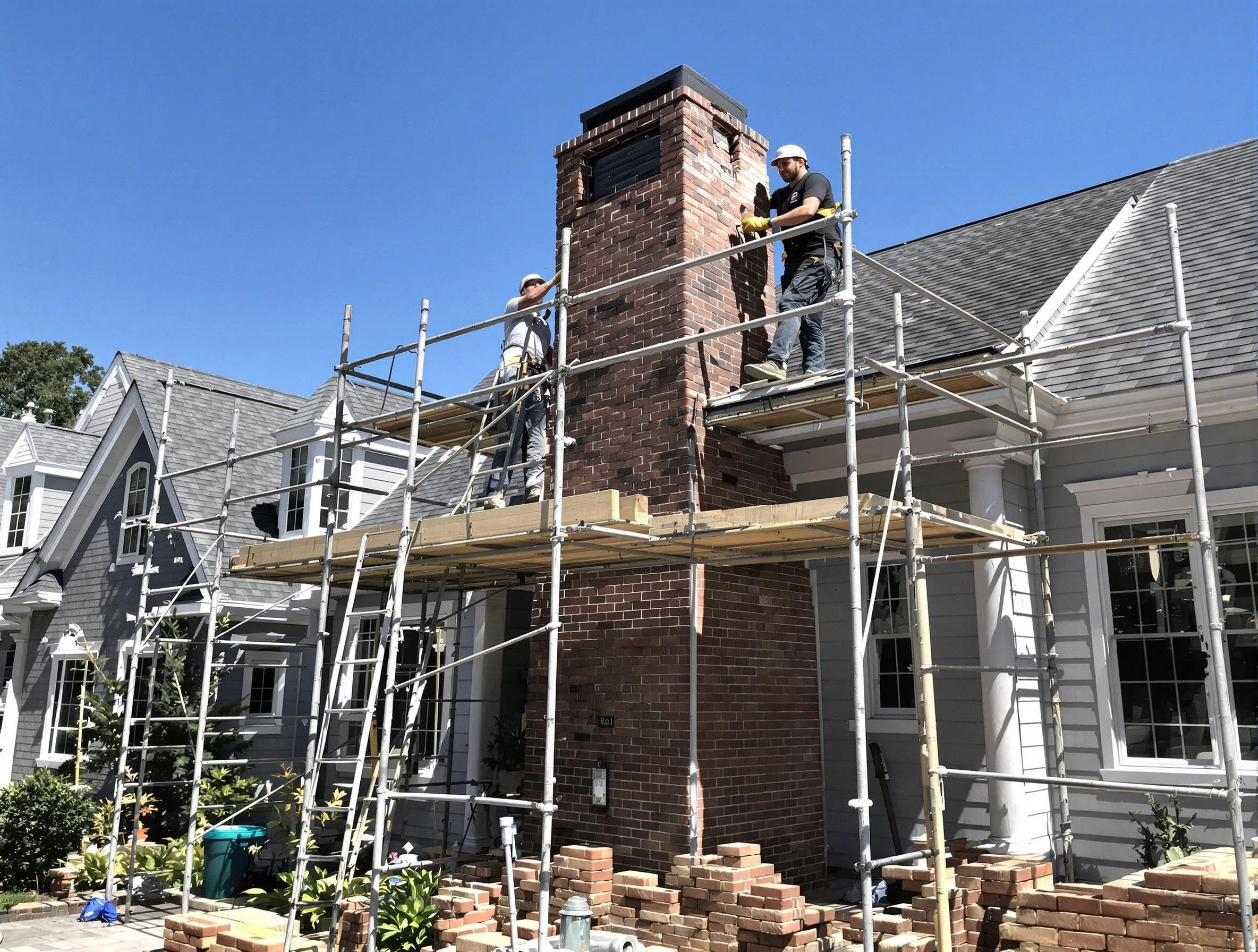 Chimney Rebuilding in Woodlake